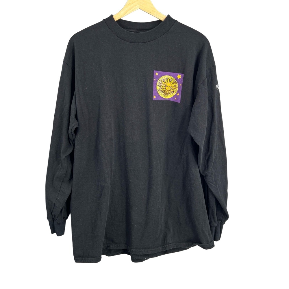 VTG All Sport Proweight Long Sleeve T-Shirt Black Cotton Celestial USA‎ Made XL